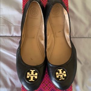 Tori Burch Black Ballet Flats